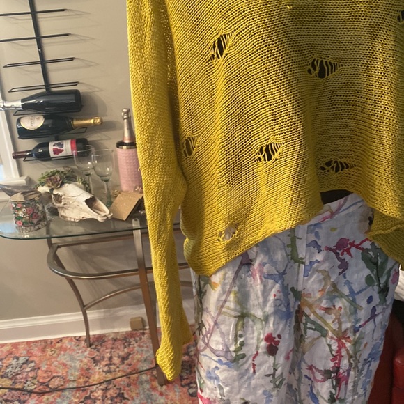 Grizas 100% linen long sleeve sweater - Picture 5 of 8